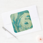 April Showers II Vierkante Sticker (Envelop)