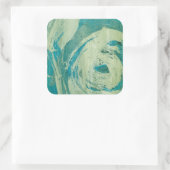 April Showers II Vierkante Sticker (Tas)