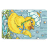 APRIL SHOWERS SPRING CHICK MAGNET Large Magneet (Horizontaal)