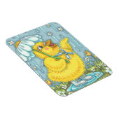 APRIL SHOWERS SPRING CHICK MAGNET Rectangle Magneet (Rechterzijde)