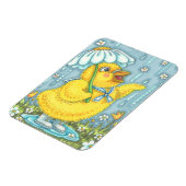 APRIL SHOWERS SPRING CHICK MAGNET Rectangle Magneet (Linkerzijde)
