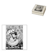 APRIL SHOWERS, SPRING CHICK RUBBER STEMP 	RUBBERSTEMPEL (Gestempeld)