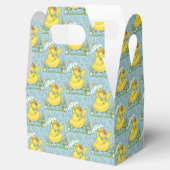 APRIL SHOWERS, SPRING EASTER CHICK GABLE FAVOR BOX BEDANKDOOSJES (Geopend)