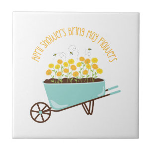 April Showers Tegeltje