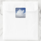 April Showers Vierkante Sticker (Tas)