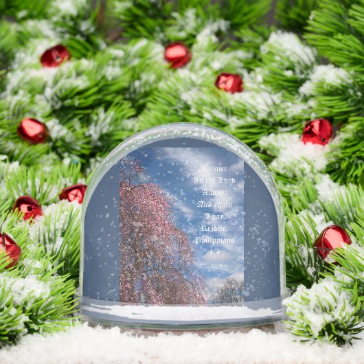 April Sky with Philippians 4:4 (Noël)