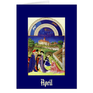 April - the Tres Riches Heures du Duc de Berry