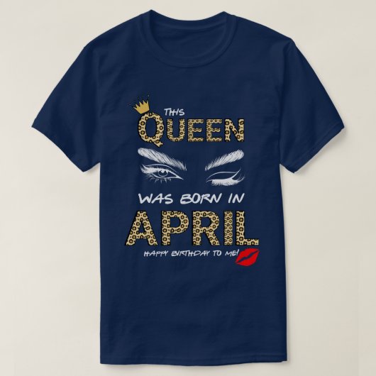 April Verjaardag 2 T-shirt (Design voorkant)