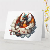 April Verjaardag Kaart (Gele Bloem)