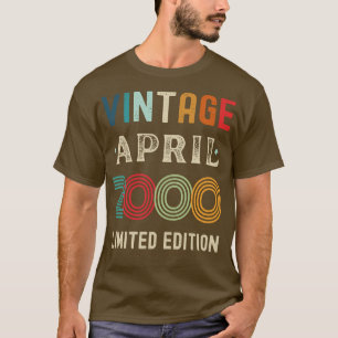 April Verjaardagscadeau 37 T-shirt
