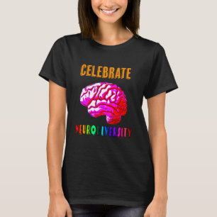 April vieren het bewustzijn van neurodiversiteit a t-shirt