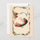 April Vis in een hangmat, April Fools Day Briefkaart (Voorkant / Achterkant)