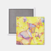 April vlinders magneet (Voorkant / Achterkant)