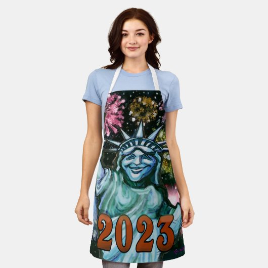 Apron 2023 schort (Gedragen)