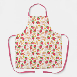 Apron aardbei schort