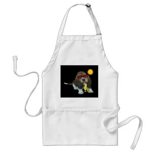 Apron Baby Basset Hound Summer Time Standaard Schort