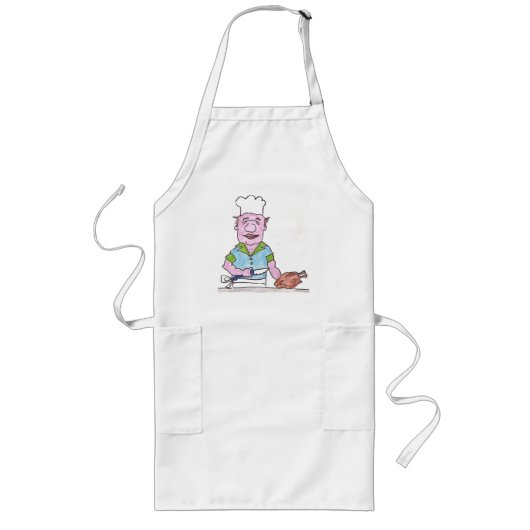 APRON - BUTCHER CHEF LANG SCHORT (Voorkant)