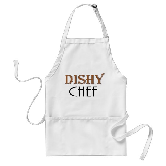 Apron - Dishy Chef Standaard Schort (Voorkant)