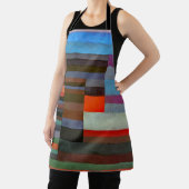 APRON - "Fire in the Evening" - Paul Klee Schort (Insitu)