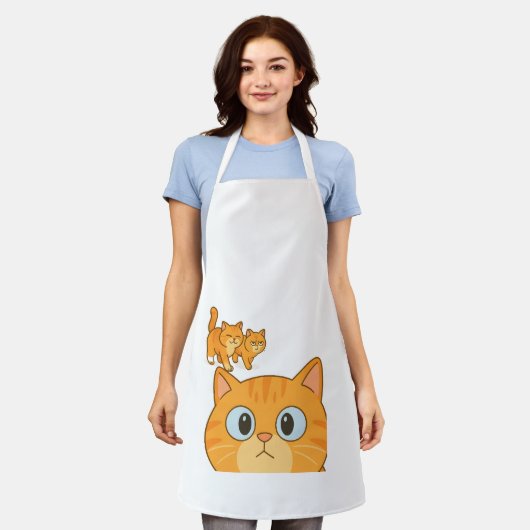 Apron for Cat lovers Schort (Gedragen)