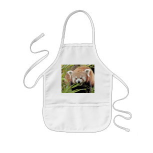 Apron Foto: red panda, animal 0109. Kinder Schort