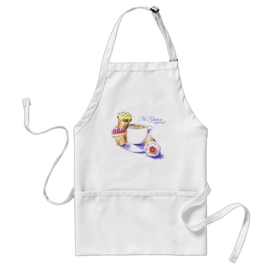 Apron - Gluten Free Baking Standaard Schort (Voorkant)