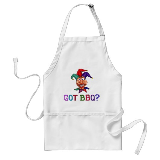 Apron got BBQ (recht) Standaard Schort (Voorkant)
