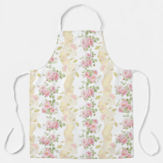 Apron in Paulette Toile Stripe in buttercup Schort