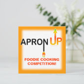 APRON ! INVITATIONS À LA FÊTE OU À L'ÉVÉNEMENT (Debout devant)