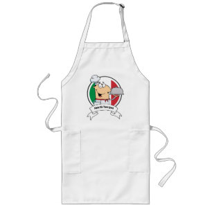 Apron—Mama Mia Lang Schort