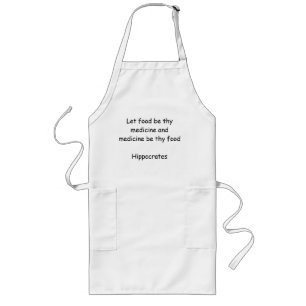 Apron met Griekse prijsopgave Lang Schort
