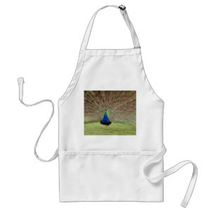 Apron met Peacock-ontwerp Standaard Schort