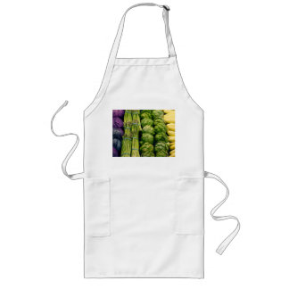 Apron met verse producten lang schort