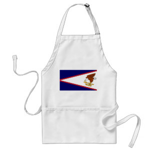 Apron met vlag van Amerikaans Samoa, VS Standaard Schort