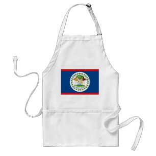 Apron met vlag van Belize Standaard Schort