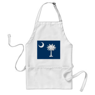 Apron met vlag van South Carolina, VS. Standaard Schort