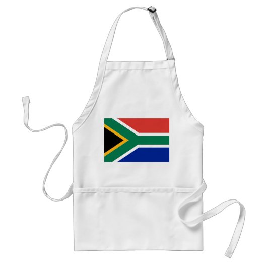 Apron met vlag van Zuid-Afrika Standaard Schort (Voorkant)