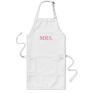 APRON-MR EN MRS. BRIDE EN GROOM LANG SCHORT