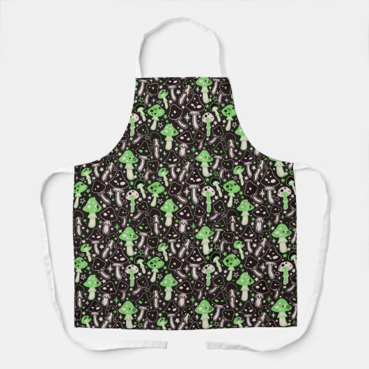 Apron "Mushrooms" Schort (Voorkant)