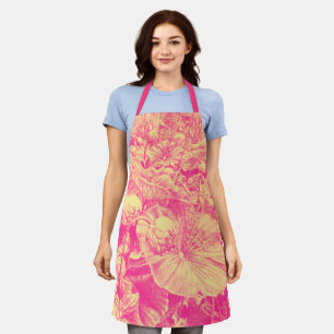 Apron - 'Nodding Lotus' (tropisch) Schort