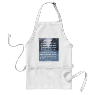 Apron poem sneeuwreis door Ladee Basset Standaard Schort