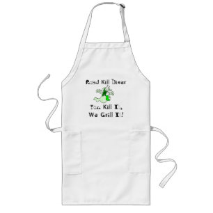Apron RoadKill Road Kill Funny Critter Expression Lang Schort