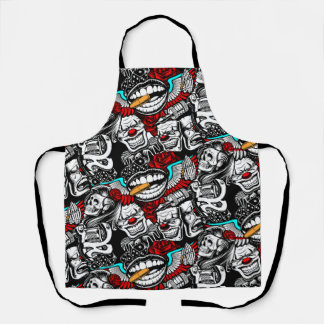 Apron skulls  Tattoo Schort