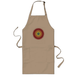 Apron, Tie Dye Peace Explosion, Rainbow Lang Schort