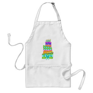 Apron van de Birthday Cake - (alleen de Cake) Standaard Schort