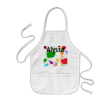 Apron van gepersonaliseerd Kind verven