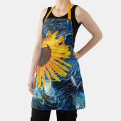 Apron Van Gogh-stijl Sunflower Night Scene Design Schort (Insitu)