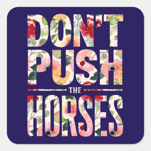 Apron Vierkante Sticker (Voorkant)