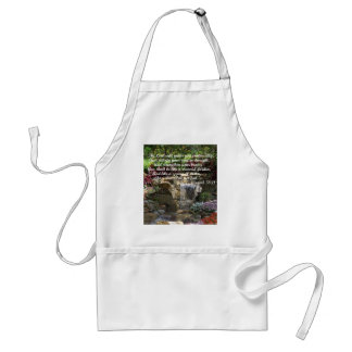 Apron voor besmeurde tuin standaard schort
