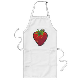 Apron White Lang Schort